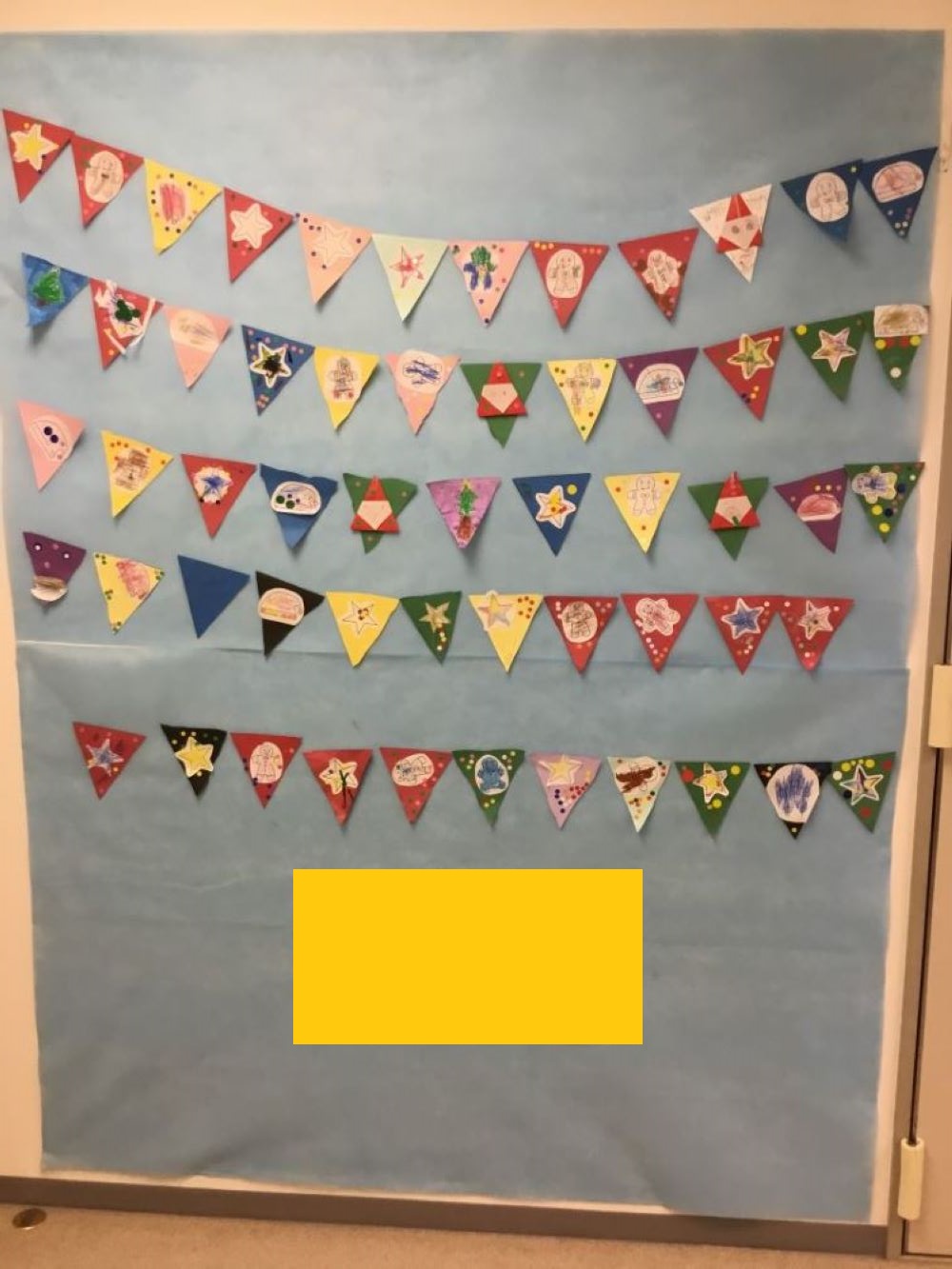 【ハビー関内教室】12月壁面制作ガーランドのご紹介+画像①