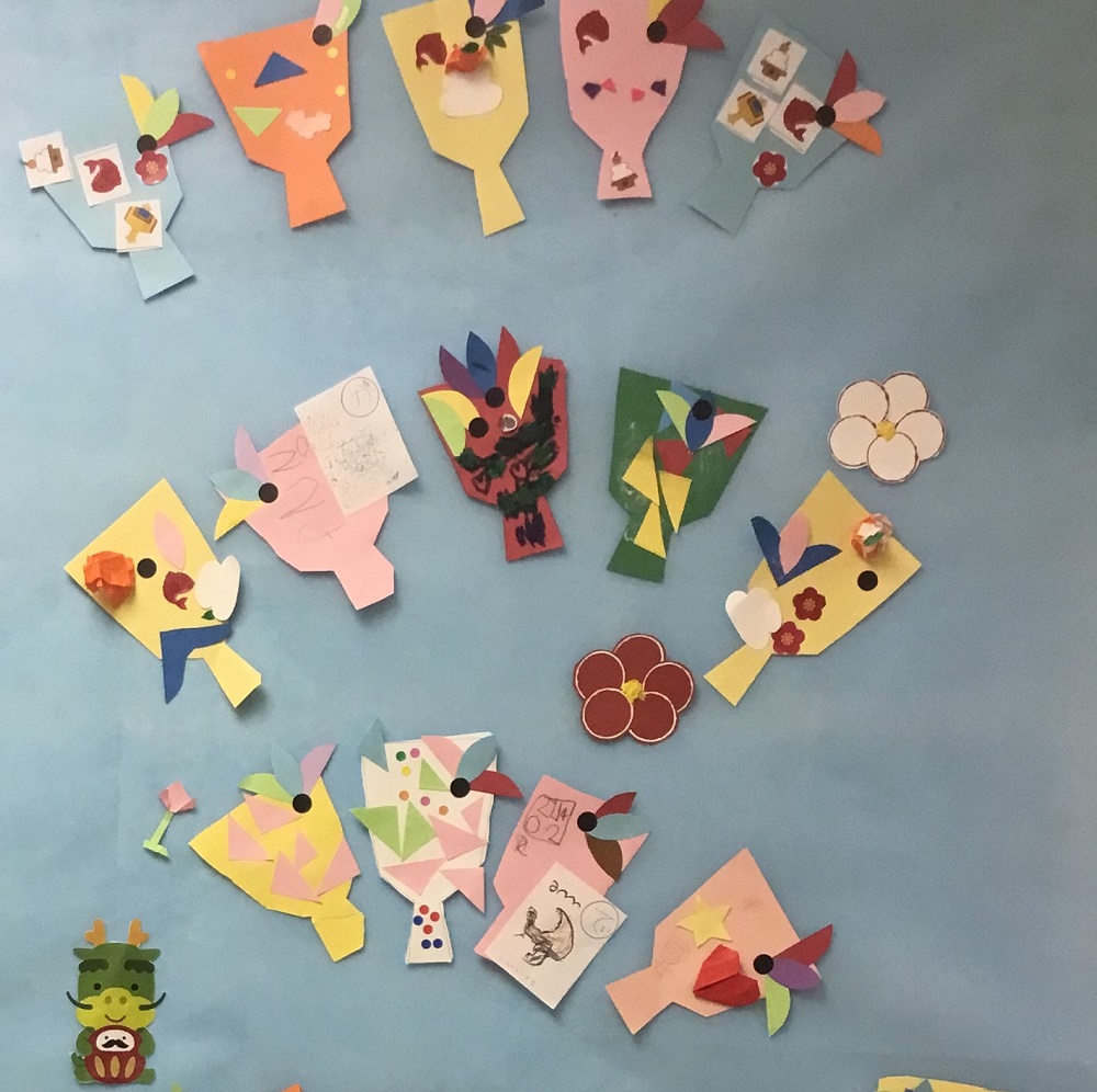 【ハビー関内教室】1月壁面製作羽子板のご紹介②