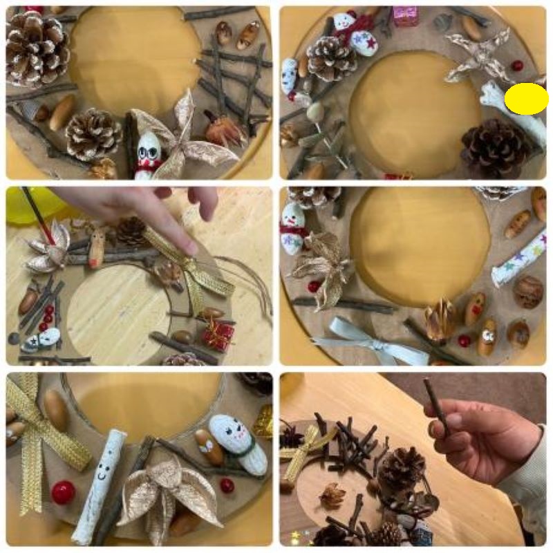 ハビー立川教室_リース作り1