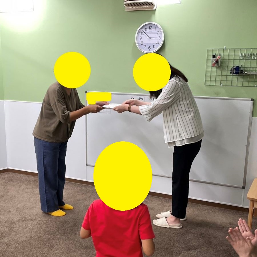 ハビー立川教室_家族支援風景1