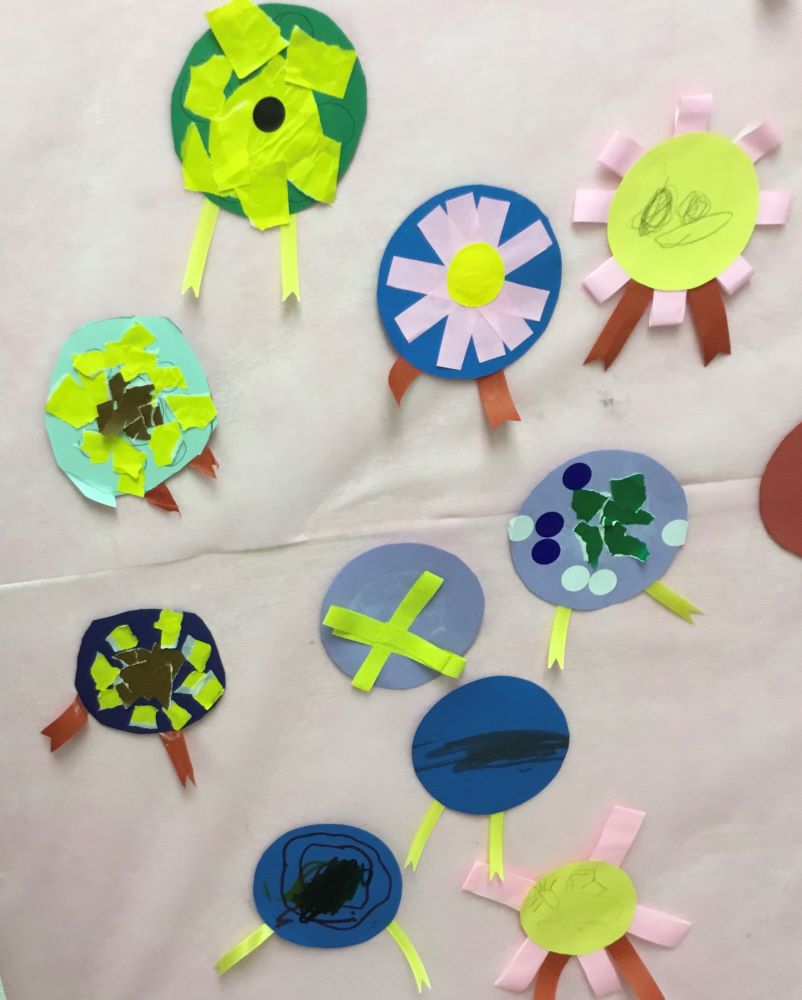 ハビー関内教室_３月壁面製作2