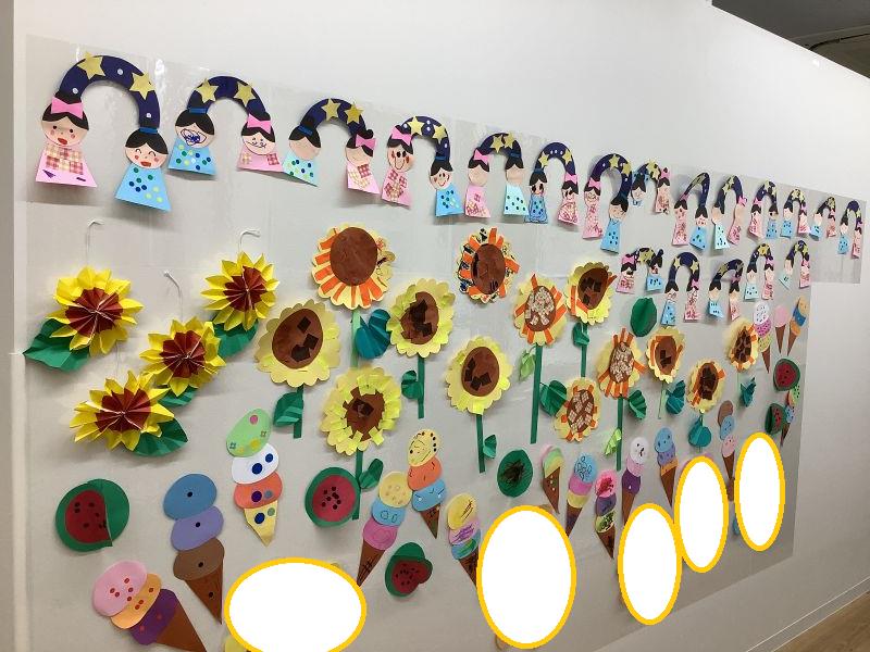 ハビー八潮駅前教室_7月壁面製作のご紹介②