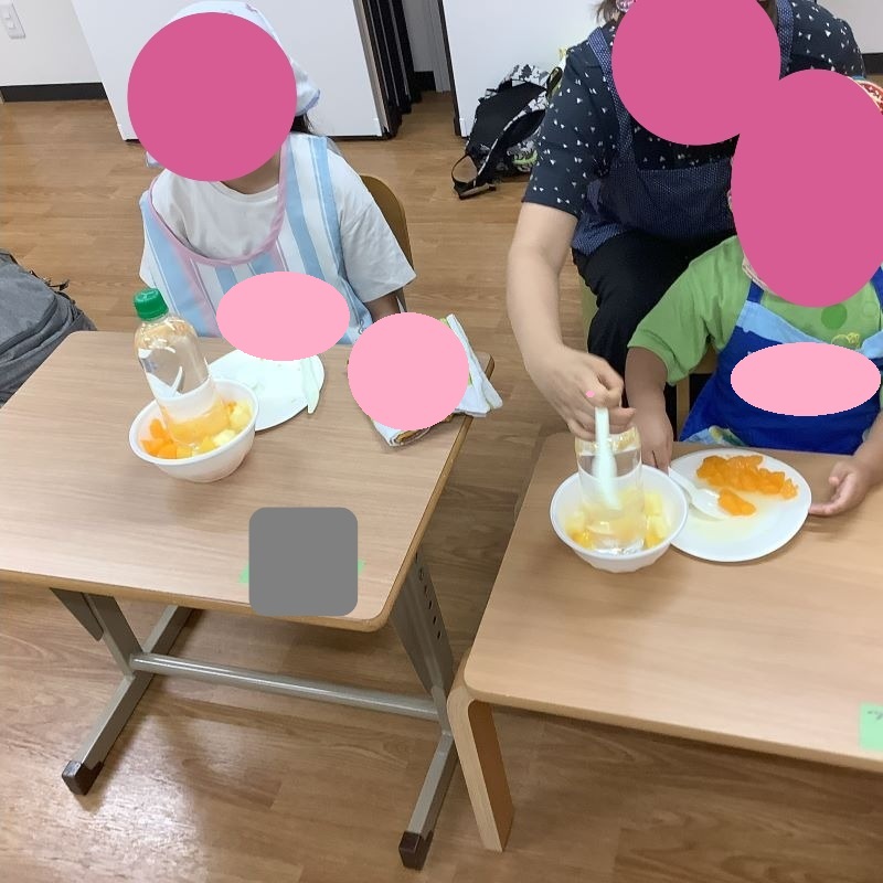 ハビー本八幡駅北口教室_噴水フルーツポンチ作りイベント①