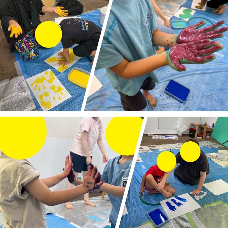 ハビー立川教室絵の具イベント①