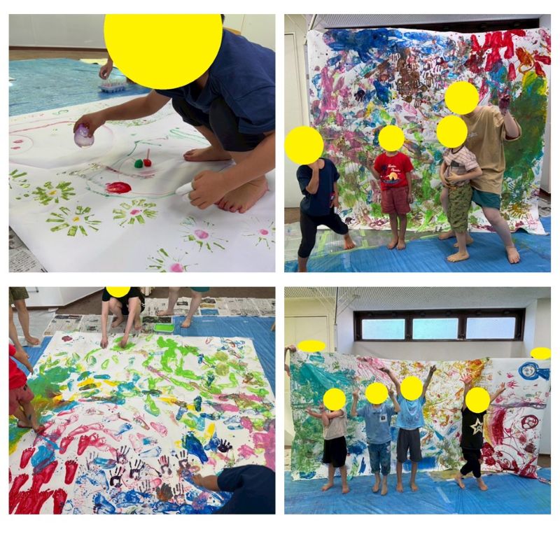 ハビー立川教室絵の具イベント②