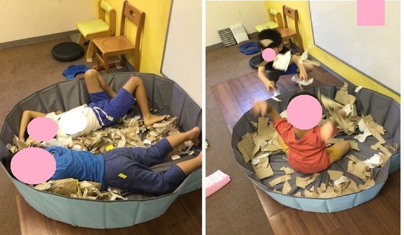 ハビー関内教室_紙のプール