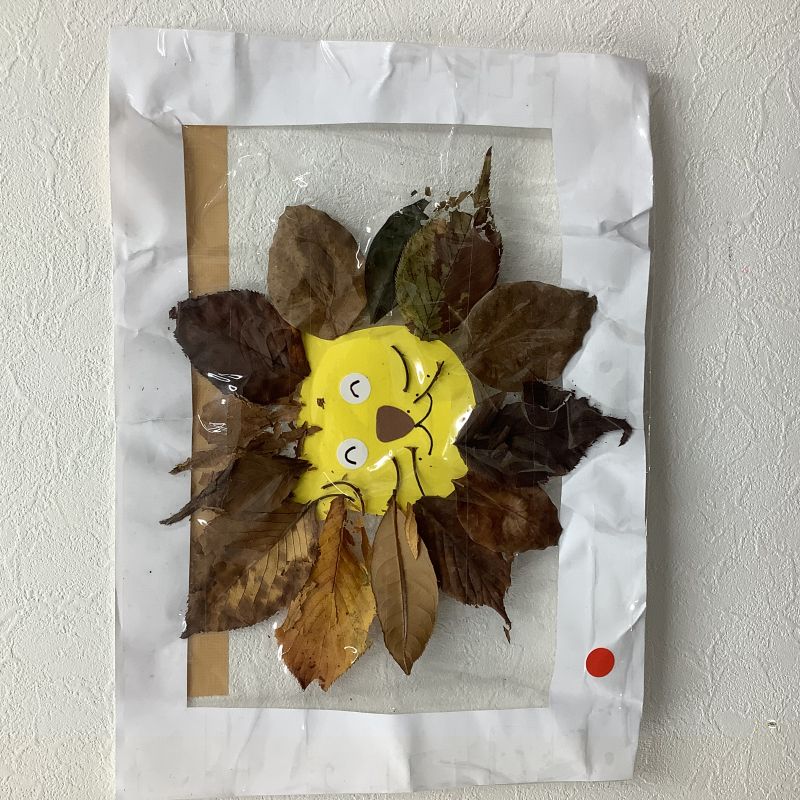 落ち葉制作ハビー天六駅前教室