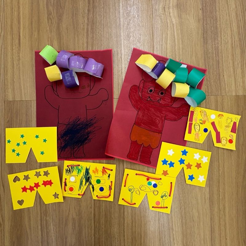 【神戸三宮】👹もうすぐ節分！制作活動を行いました👹