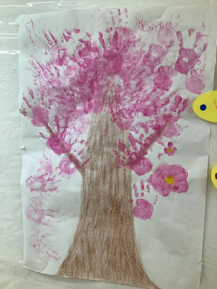 ハビー川口駅東口教室４月壁面2